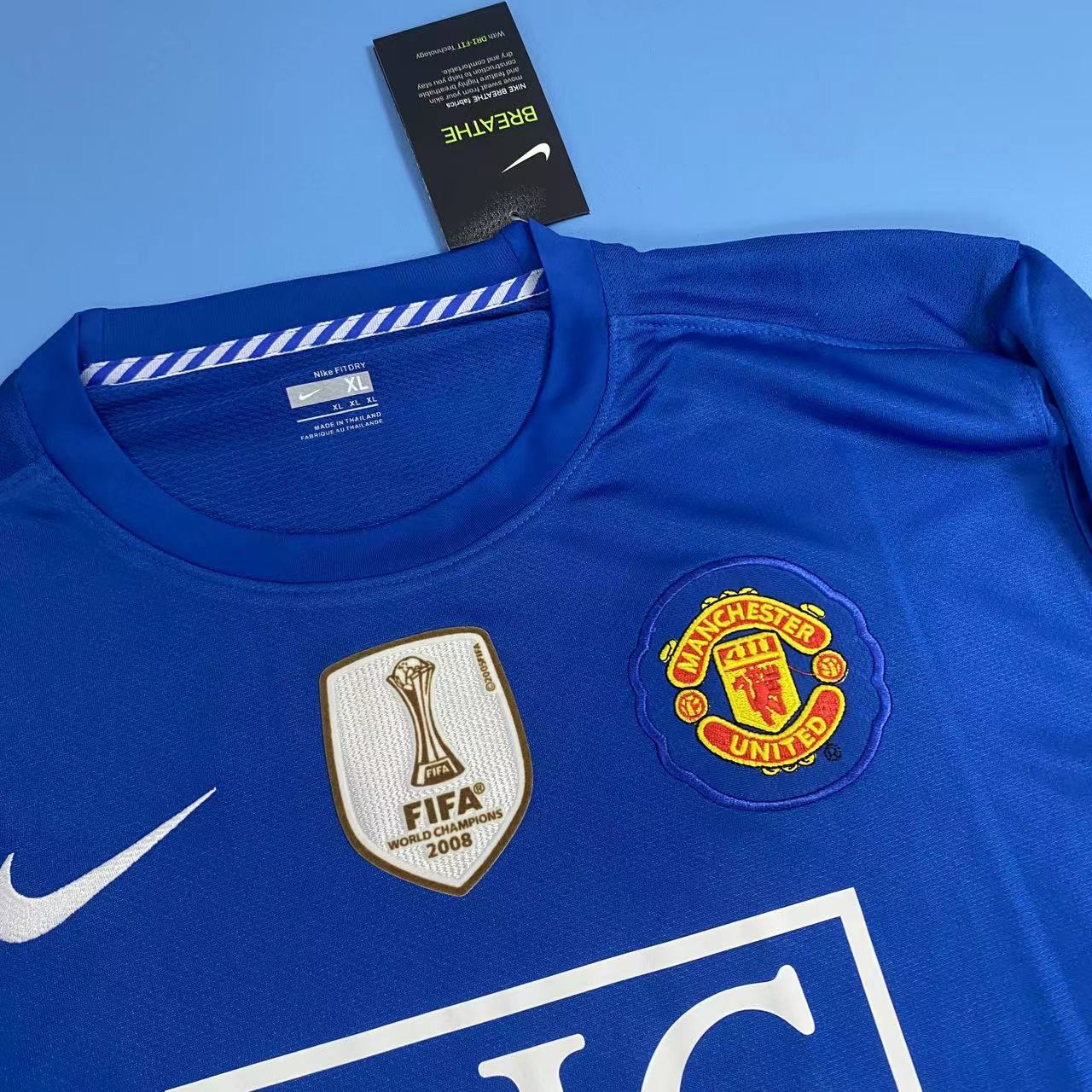 Manchester United 2007/2008 Long Sleeve - Cristiano Ronaldo#7 Away Jersey