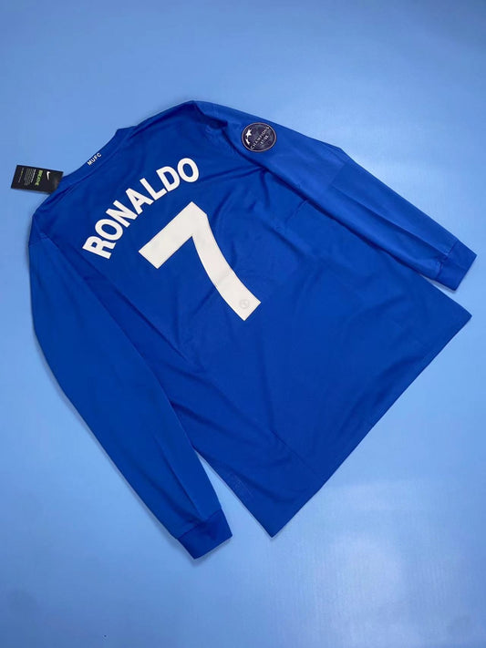 Manchester United 2007/2008 Long Sleeve - Cristiano Ronaldo#7 Away Jersey