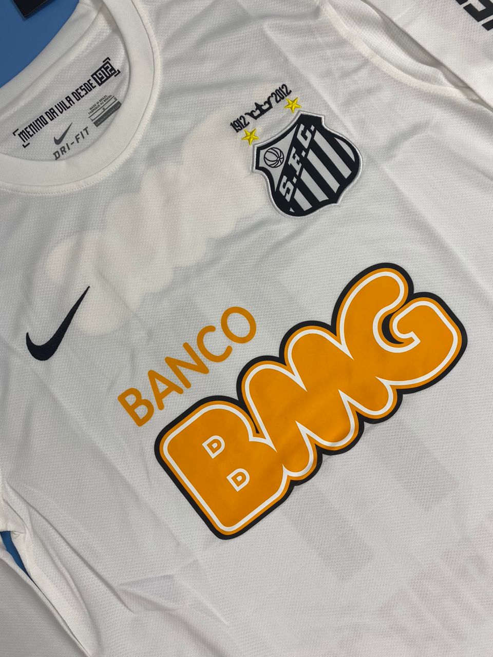 Neymar Jr Santos Black Long Sleeve Retro Football white Mens Jersey Kit