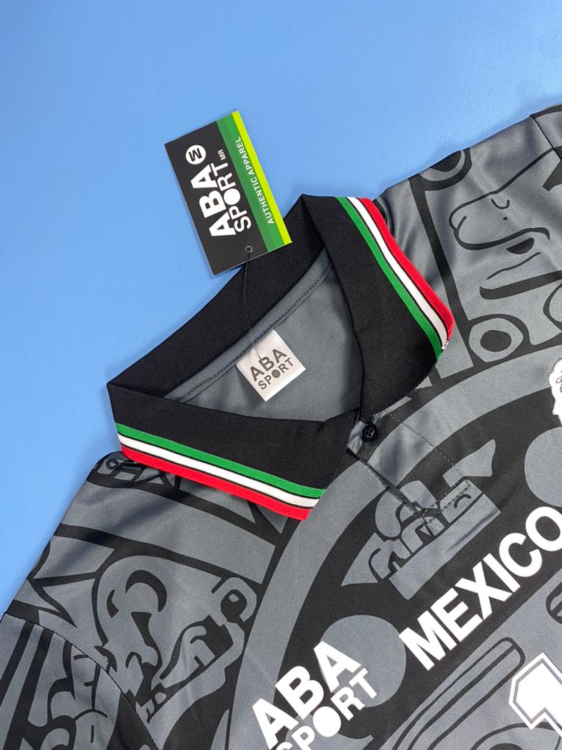 Mexico 3rd Black Jersey 1998 Men Kit Third Retro Shirt Blanco #11