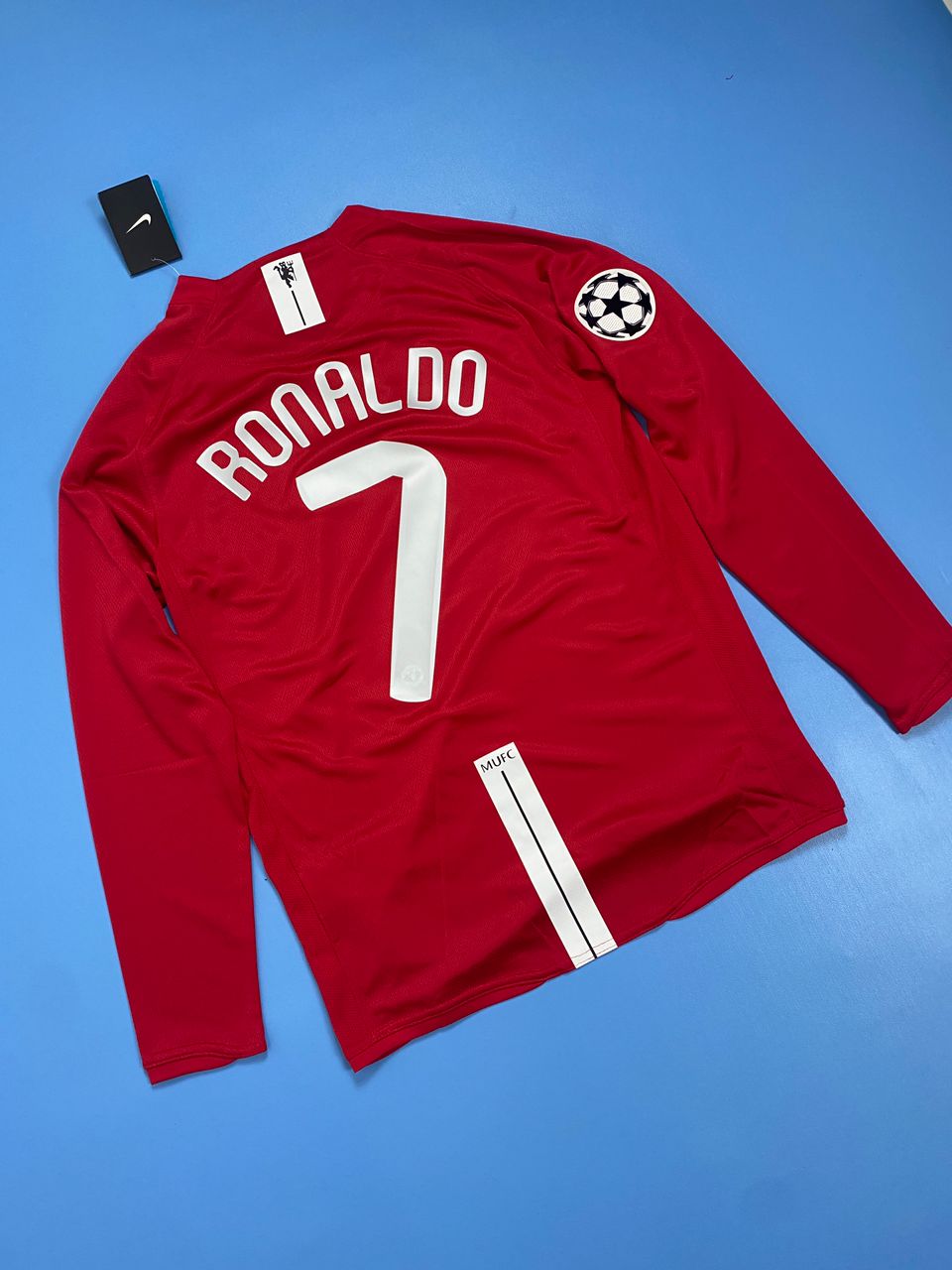 Manchester United 2008 UCL Final - Cristiano Ronaldo #7 Red Jersey