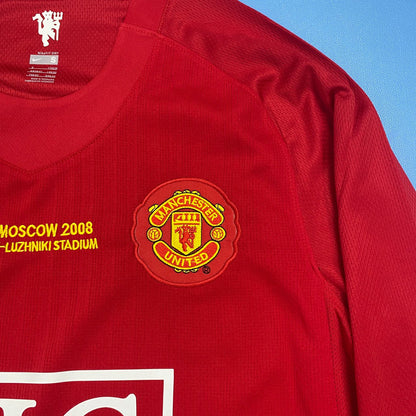 Manchester United 2008 UCL Final - Cristiano Ronaldo #7 Red Jersey