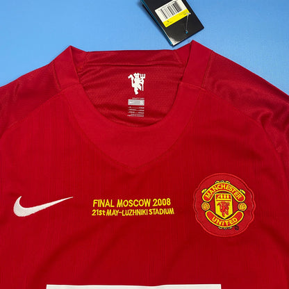 Manchester United 2008 UCL Final - Cristiano Ronaldo #7 Red Jersey