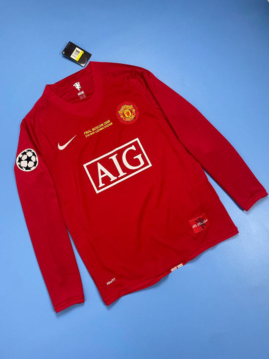 Manchester United 2008 UCL Final - Cristiano Ronaldo #7 Red Jersey
