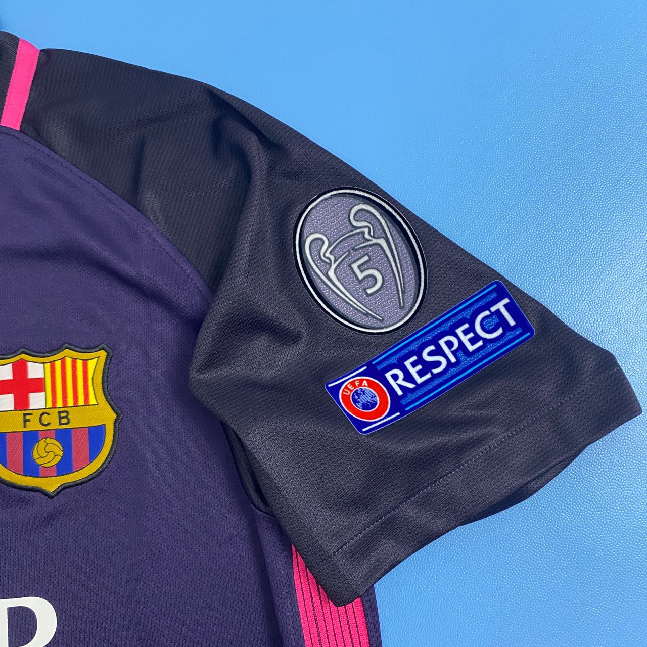 Barcelona Away Jersey 2016/2017 - Neymar Jr #11 Champions League Mens JERSEY
