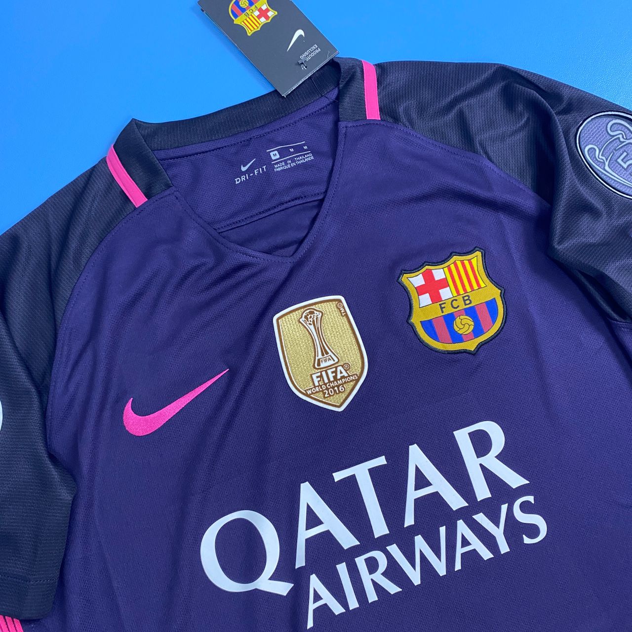 Barcelona Away Jersey 2016/2017 - Neymar Jr #11 Champions League Mens JERSEY