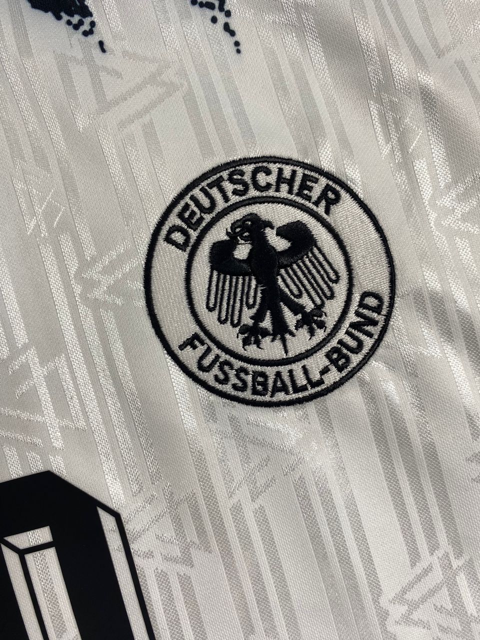 Vintage 1992 Euro #10 Matthäus Germany Home Football Mens Shirt