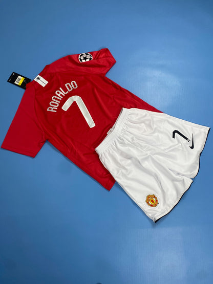 Manchester United 2008 Jersey UCL Final Home Kids Youth size - Cristiano Ronaldo #7