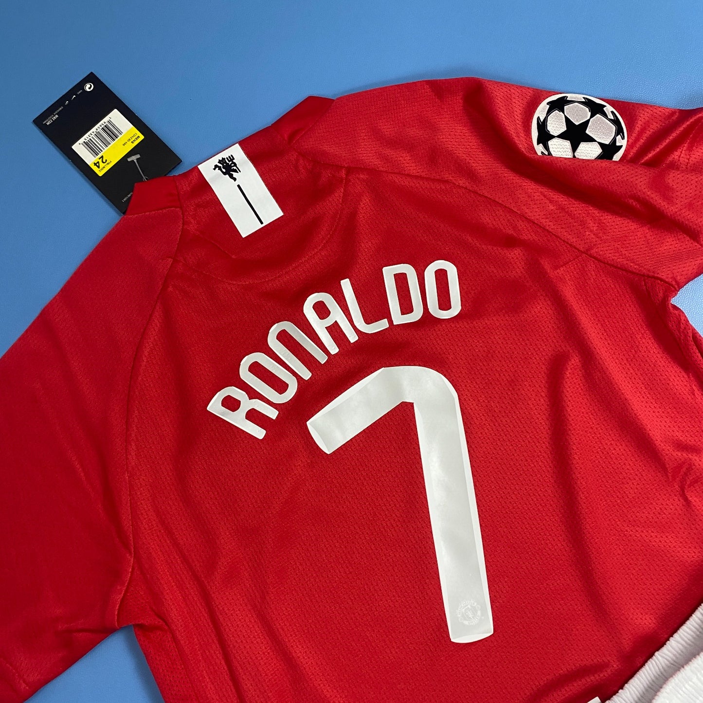 Manchester United 2008 Jersey UCL Final Home Kids Youth size - Cristiano Ronaldo #7