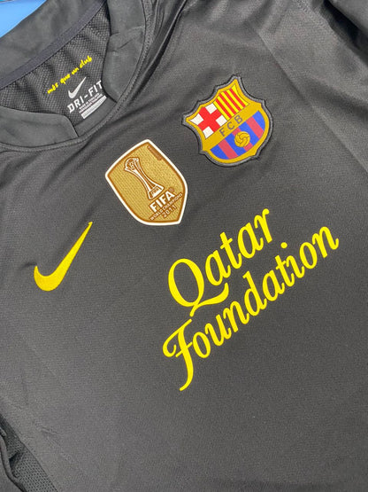 FC Barcelona 2011/2012 UEFA Champions League away Black Jersey - Messi #10 Mens
