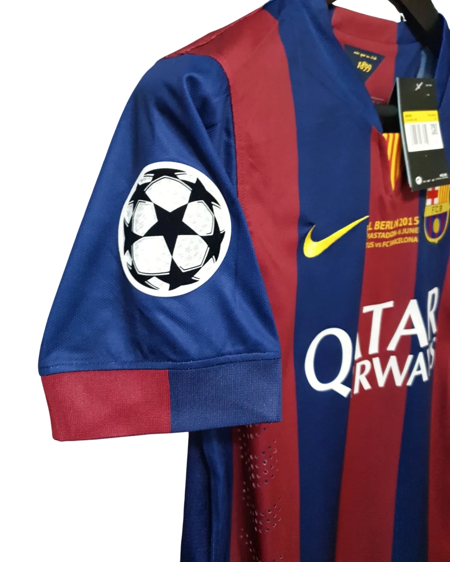 FC Barcelona 2014-2015 Home Retro Champions League Edition - Messi #10 Jersey