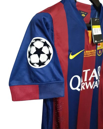 FC Barcelona 2014-2015 Home Retro Champions League Edition - Messi #10 Jersey