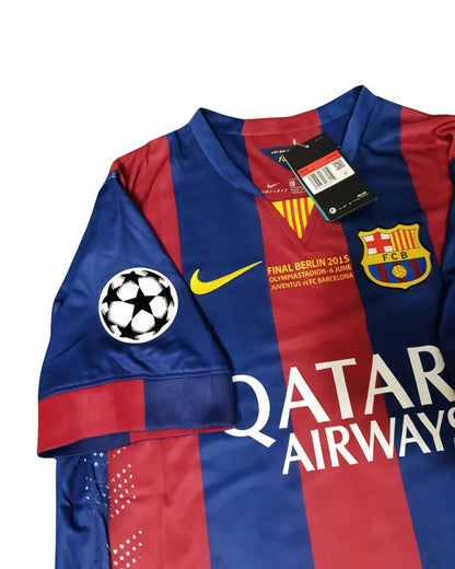 FC Barcelona 2014-2015 Home Retro Champions League Edition - Messi #10 Jersey