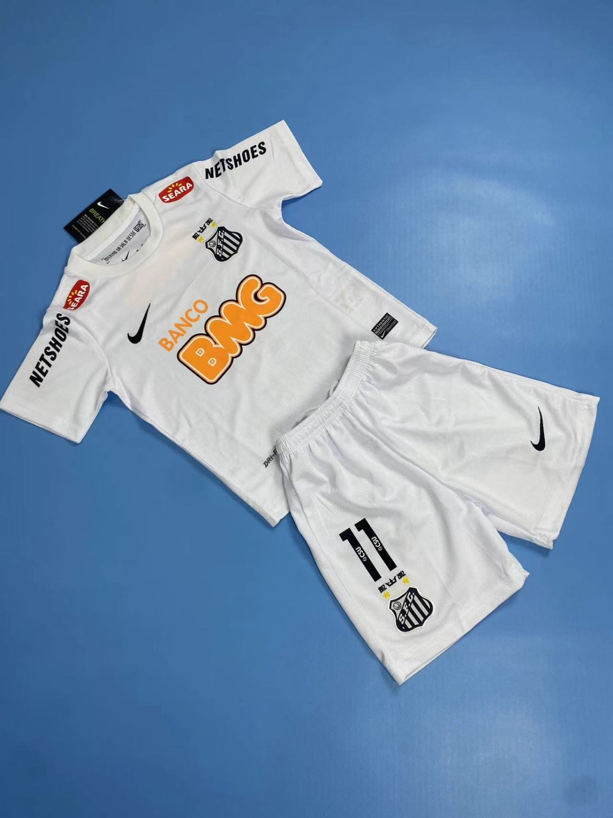 Santos de Brazil Soccer Jersey For Kids Neymar Jr #11 white