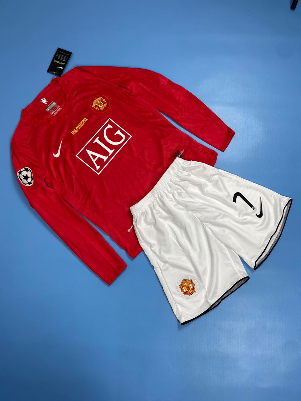 Manchester United 2008 Jersey UCL Final Home Kids Youth size - Cristiano Ronaldo #7