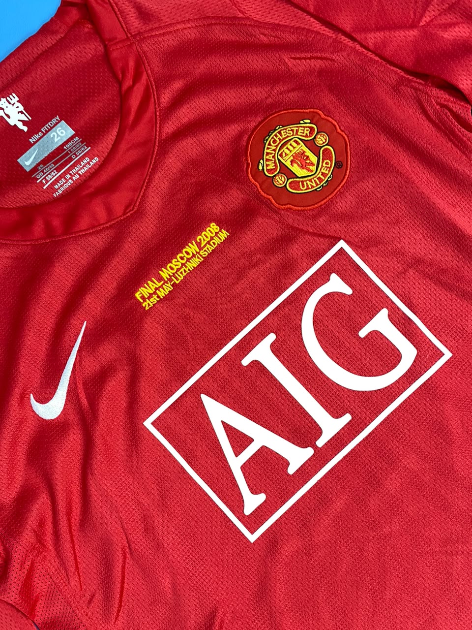 Manchester United 2008 Jersey UCL Final Home Kids Youth size - Cristiano Ronaldo #7