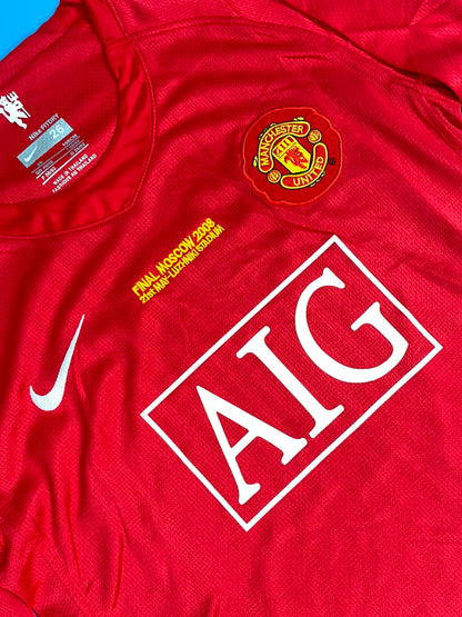 Manchester United 2008 Jersey UCL Final Home Kids Youth size - Cristiano Ronaldo #7