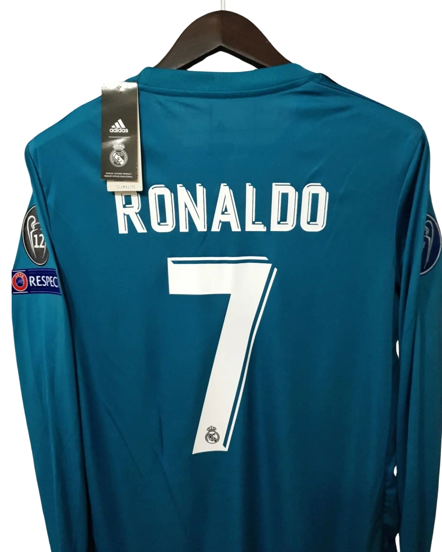 Real Madrid Champions League 2017/2018 - Ronaldo #7 Jersey
