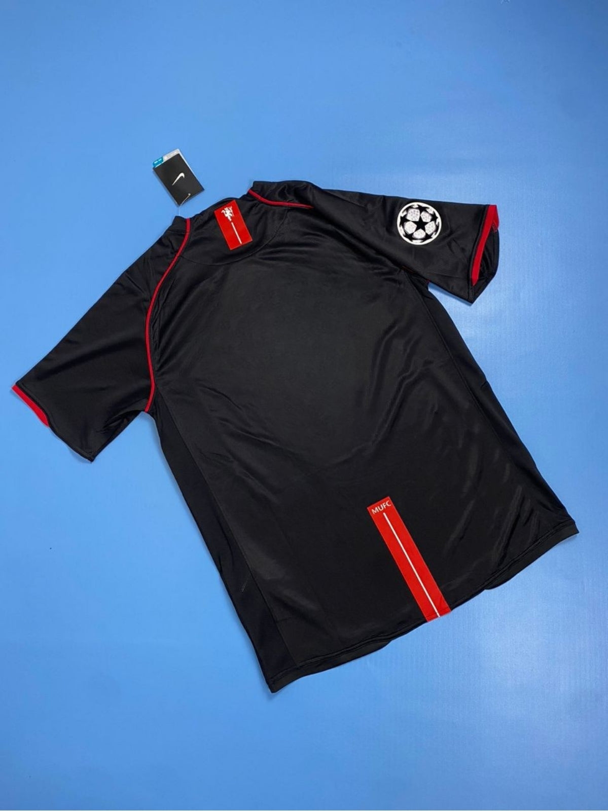 Manchester United 2007/08 Champions League Away Black jersey