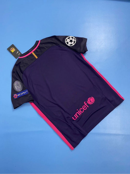 Barcelona Away Jersey 2016/2017 Champions League Mens Jersey
