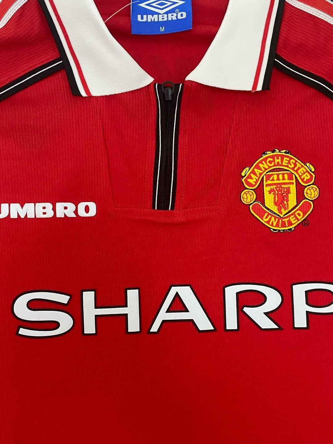 Manchester United 1998/99 - David Beckham #7 Red Mens Jersey