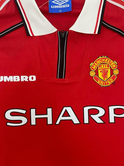 Manchester United 1998/99 - David Beckham #7 Red Mens Jersey