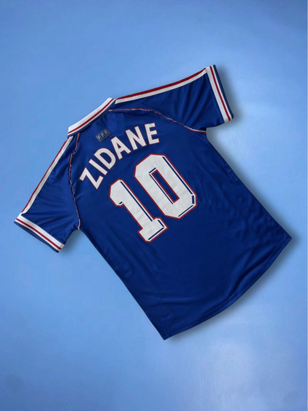 France World Cup 1998 Final Zidane #10 Blue Men’s Retro Soccer Jersey