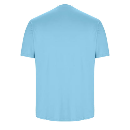 T-Shirt Short Sleeve Men's Sport Workout Dry Fit, Light Blue T-shirt