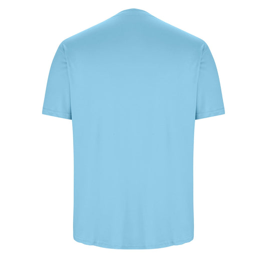 T-Shirt Short Sleeve Men's Sport Workout Dry Fit, Light Blue T-shirt