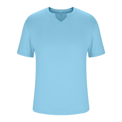 T-Shirt Short Sleeve Men's Sport Workout Dry Fit, Light Blue T-shirt