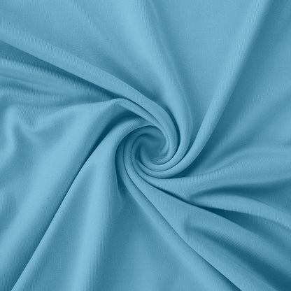 T-Shirt Short Sleeve Men's Sport Workout Dry Fit, Light Blue T-shirt