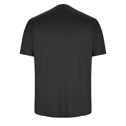 Men's Sport Shirt Short Sleeve Workout Dry Fit, Black T-shirt